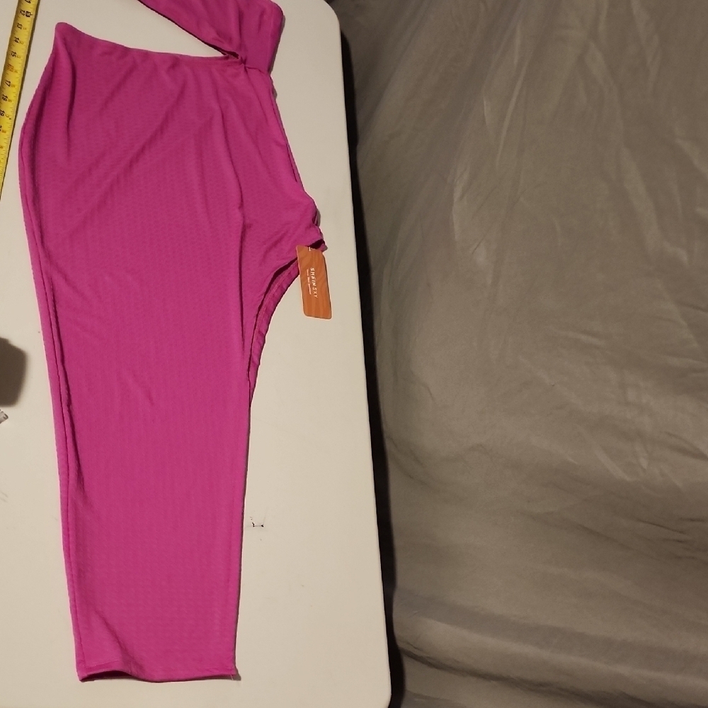 NWT Shein SXY Hot Pink Dress - Picture 3 of 7